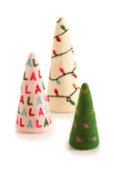 ASSORTED SET OF 3 DECORATIVE CHRISTMAS TREES