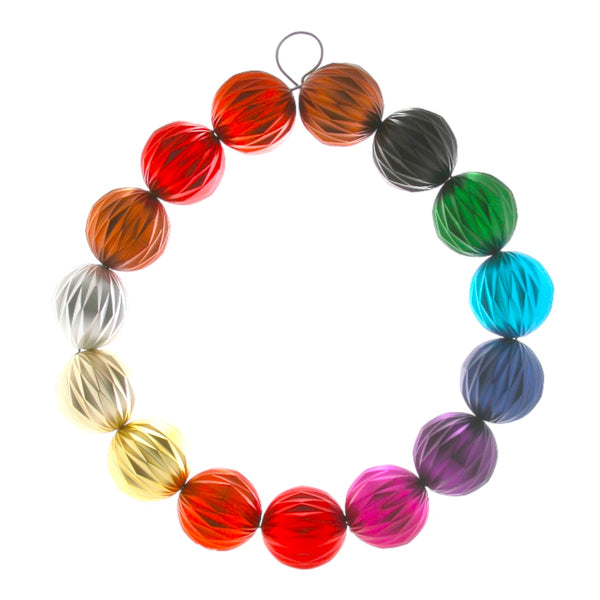 Merry & Bright Bauble Wreath