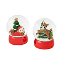 Retro Deer or Elf Snow Globe- 2 Options