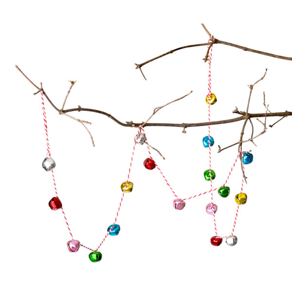 Retro Jingle Bell 4.5' Garland