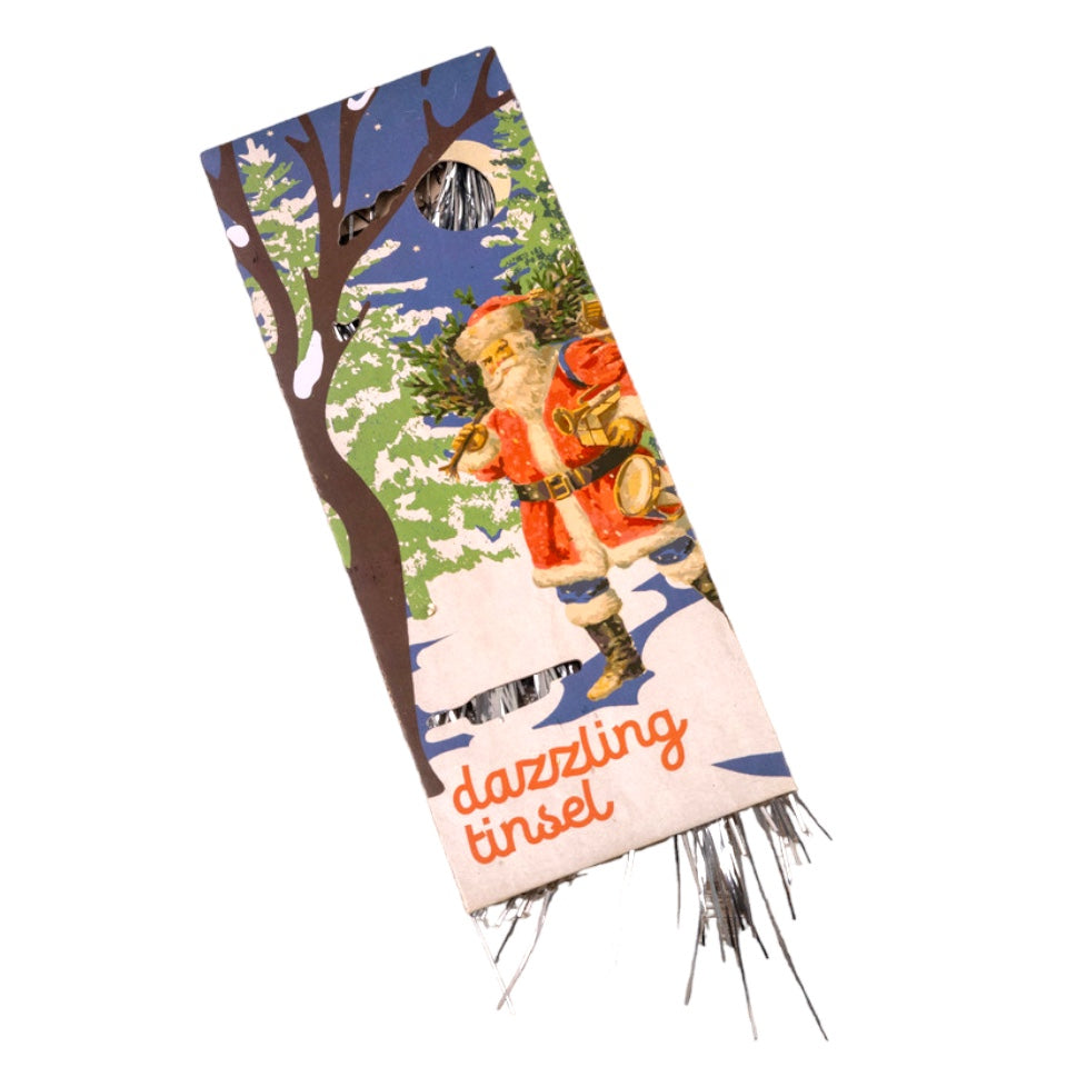 Retro Tinsel Christmas Tree Icicles Candy Cane Christmas Company