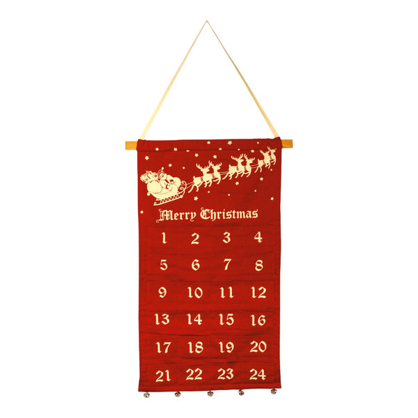 Vintage-Inspired Felt Christmas Wall Countdown
