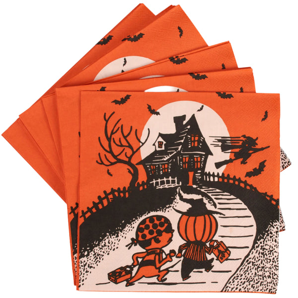 Retro Halloween Dinner Napkin