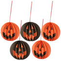 Multi Jack O'Lantern Paper Decoration Set