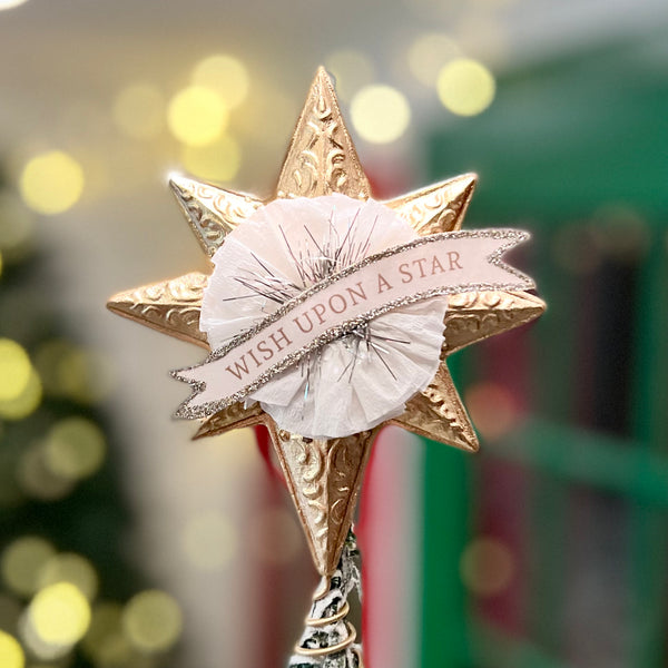 Wish upon a star tree topper