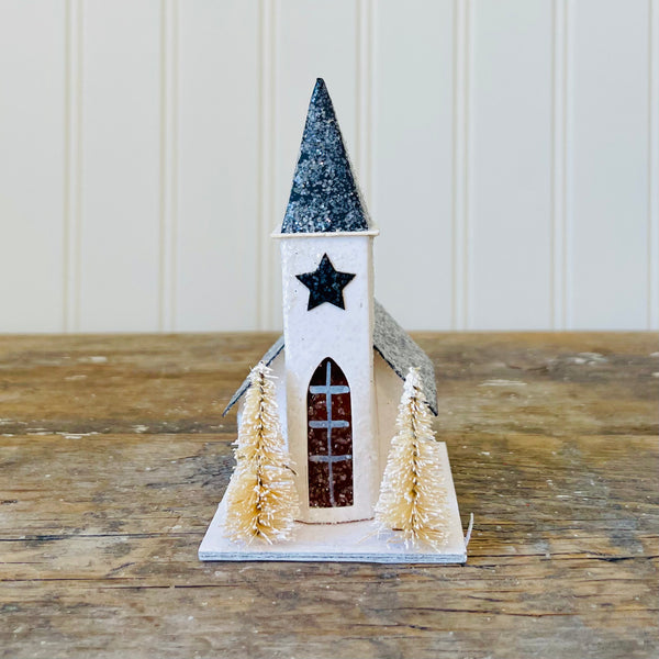 mini putz church set