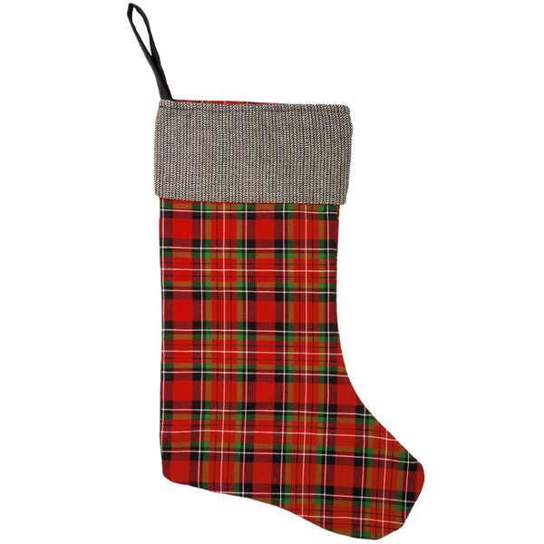 Red Plaid Cotton Stocking