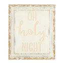 Oh Holy Night Wooden Sign