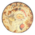 Santa & Reindeer Vintage-Inspired Sign