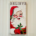 Santa Textured Wood Wall Sign
