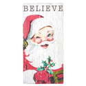 Santa Textured Wood Wall Sign