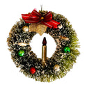 Bottlebrush Chrimbo Wreath Ornament- Four Options-Candle