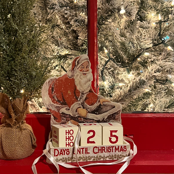 Santa block countdown to Christmas