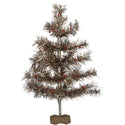 Silver Tinsel 18" Tree