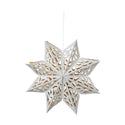 12"H Handmade Recycled Paper Folding Snowflake Ornament