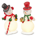 Blow Mold Light-Up Snowman- 2 Options