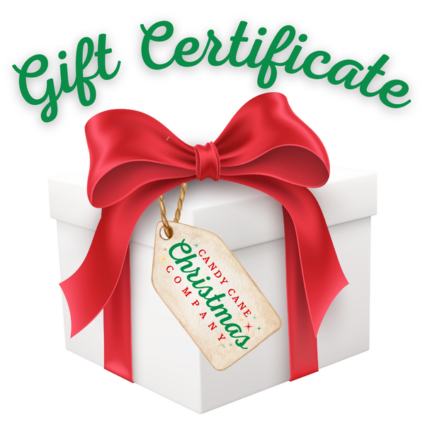 Candy Cane Christmas Company Gift Certificate