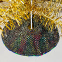 Exclusive Reversible Sequin/Party Print 14" Mini Tree Skirt Gold Tree