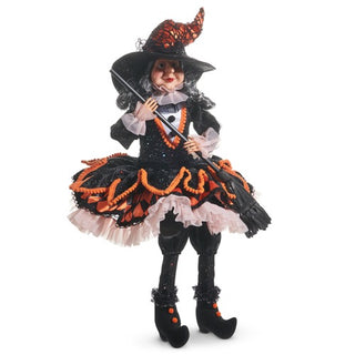Orange and Black Party Dress Witch