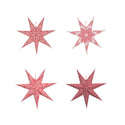 Light-Up Red Printed Paper Star 24" Ornament- Four Options