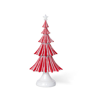 Nordic Striped 10" Christmas Tree Front