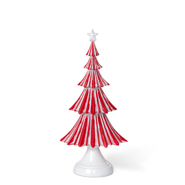 Nordic Striped 10" Christmas Tree Front