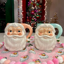 Pastel Ceramic Santa Mug- 2 Options
