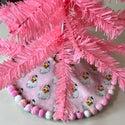 Pink 24" Tabletop Tree on Skirt