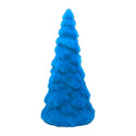 Retro Flocked Tree- blue