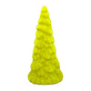 Retro Flocked Tree- chartreuse