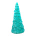 Retro Flocked Tree- teal