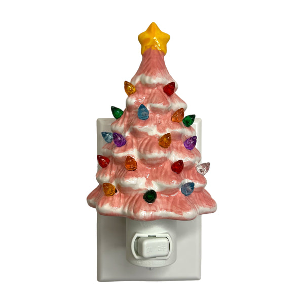 Pastel-Lit Ceramic Christmas Tree