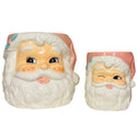 Retro Pink Santa Nesting Container Set