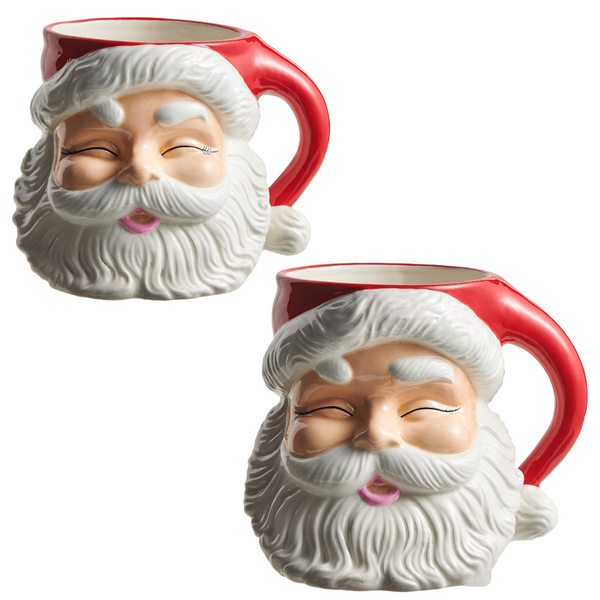 Retro Santa Container- 2 Sizes