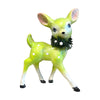 Retro Standing Glitter Deer- Chartreuse