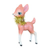 Retro Standing Sparkle Deer- Peach Side