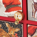Retro Wooden Santa Claus Countdown Box- Door