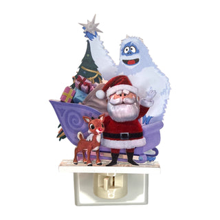 Rudolph, Santa & Abominable Snowman Night-Light