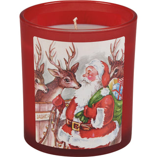 Santa's Reindeer Jar Candle- 4 Options- Santa & Dasher