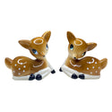 Tinsel Town Ceramic Deer Salt & Pepper Shaker Set