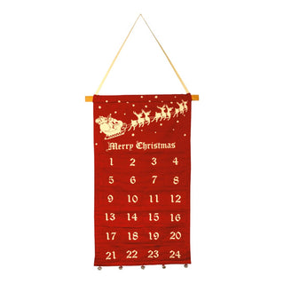 Vintage-Inspired Felt Christmas Wall Countdown