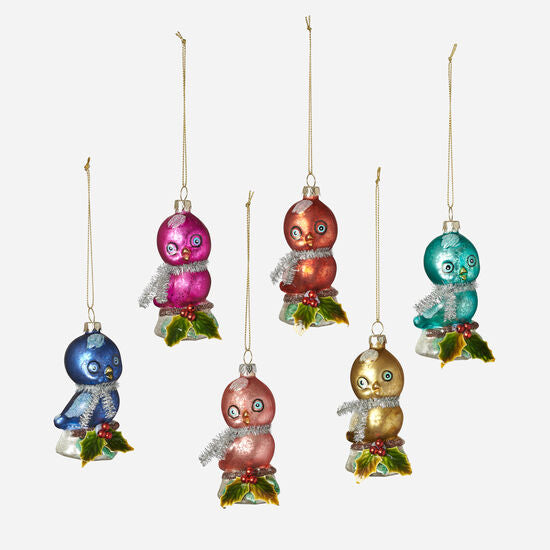Vintage-Inspired Glass Chick Ornament- 6 Options
