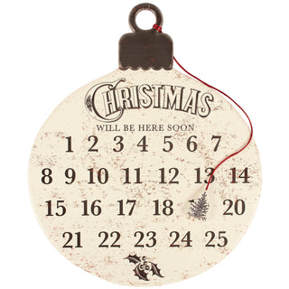 Vintage-Inspired Christmas Wall Countdown