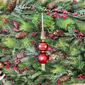 Santa in sleigh indent tree topper