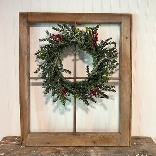 Boxwood & Hemlock 18" Wreath