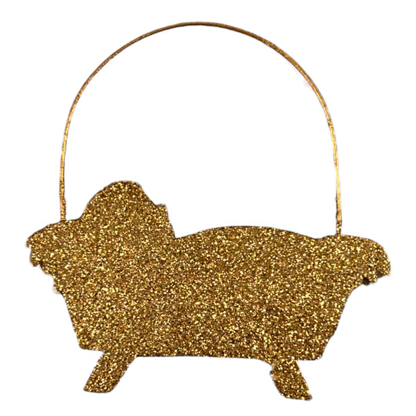 Away in a Manger Silhouette Ornament