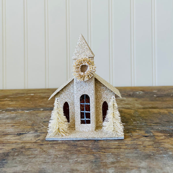 mini putz church set