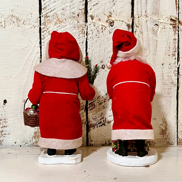 Vintage German Santa Set