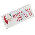 Vintage-Inspired Wooden Wall Art- Santa Option