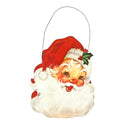 Retro Christmas Tin Bucket- Santa Option